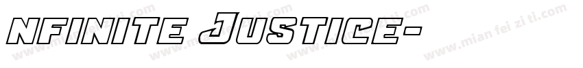 nfinite Justice字体转换
